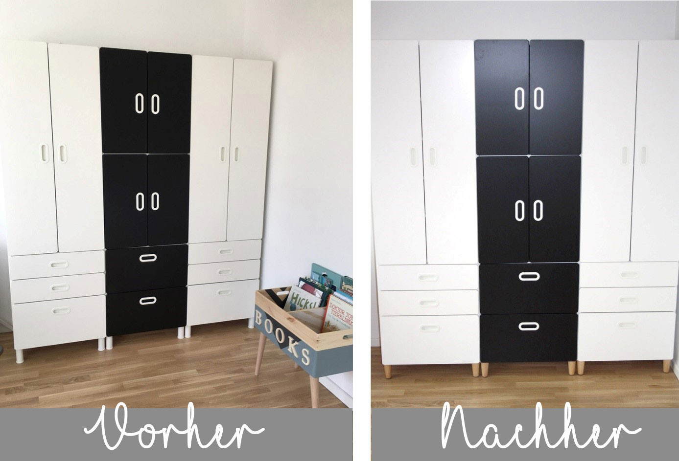 Ikea Hack: Stuva Kleiderschrank Mit Möbelfüßen | New Swedish Design for Stuva Kleiderschrank