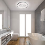 Led Ceiling Light Ø 40 Cm 24W 2600Lm Chrome Pertaining To Led Panel Badezimmer